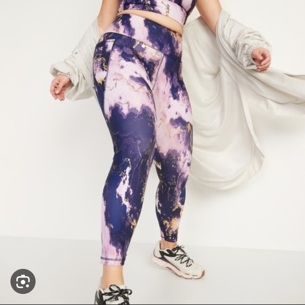 High-Waisted Power-Soft Leggings - Old Navy